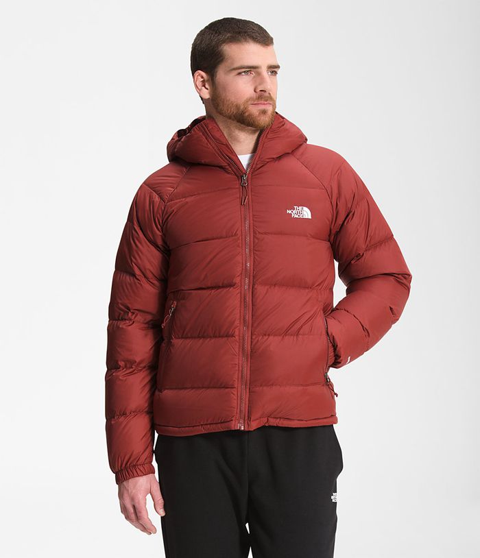 Plumifero The North Face Hombre Rojas Oscuro Hydrenalite Down Sudadera Con Capucha 58416OZIV